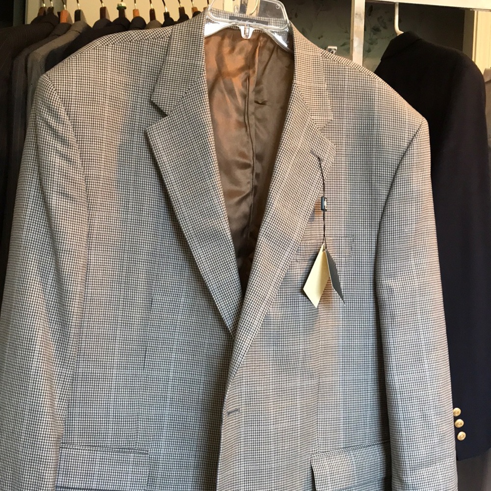 Ralph Lauren houndstooth jacket 38 R NEW Wit Tags! $315